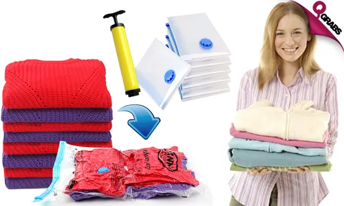 Vacuum Bags with Suction Pump!